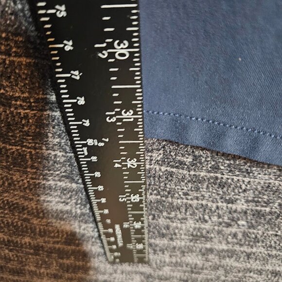 Men's Golf Pants 36x32 Navy 5-Pocket Performance Flat Front Greg Norman - Picture 7 of 10